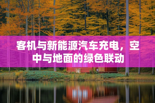 客机与新能源汽车充电，空中与地面的绿色联动