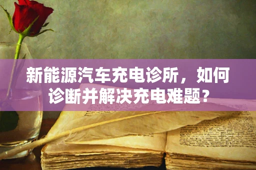 新能源汽车充电诊所，如何诊断并解决充电难题？