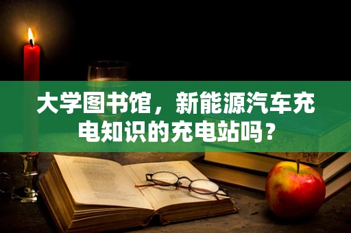 大学图书馆，新能源汽车充电知识的充电站吗？