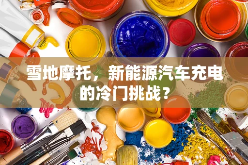 雪地摩托，新能源汽车充电的冷门挑战？