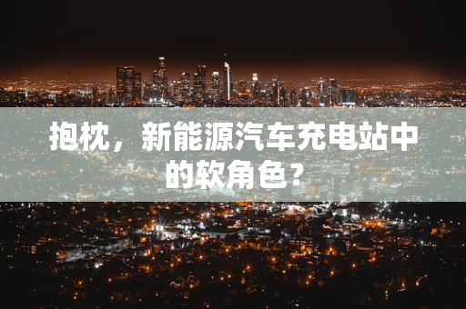 抱枕，新能源汽车充电站中的软角色？