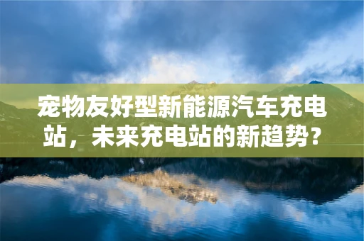 宠物友好型新能源汽车充电站，未来充电站的新趋势？