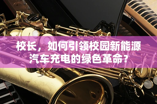 校长，如何引领校园新能源汽车充电的绿色革命？
