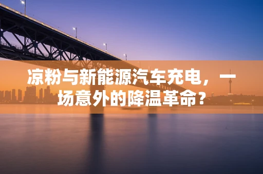 凉粉与新能源汽车充电，一场意外的降温革命？