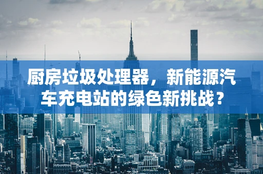 厨房垃圾处理器，新能源汽车充电站的绿色新挑战？
