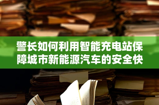 警长如何利用智能充电站保障城市新能源汽车的安全快充?