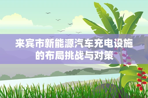 来宾市新能源汽车充电设施的布局挑战与对策