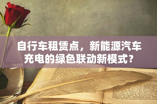 自行车租赁点，新能源汽车充电的绿色联动新模式？