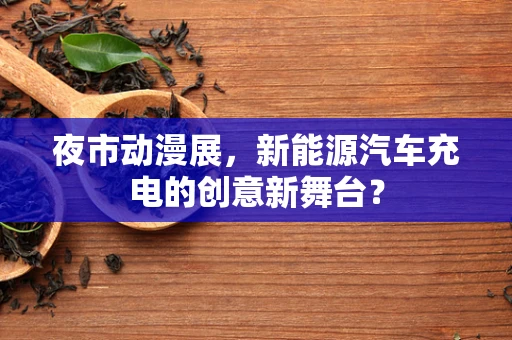夜市动漫展，新能源汽车充电的创意新舞台？