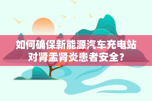如何确保新能源汽车充电站对肾盂肾炎患者安全？