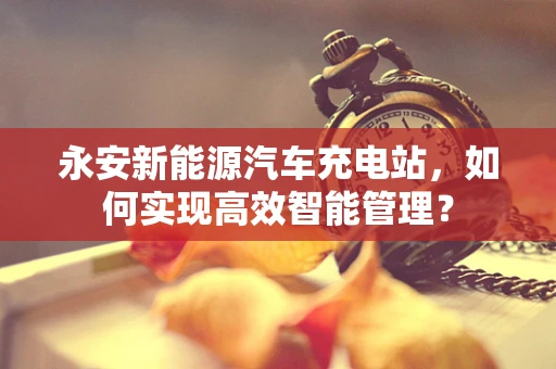 永安新能源汽车充电站，如何实现高效智能管理？