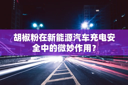 胡椒粉在新能源汽车充电安全中的微妙作用？