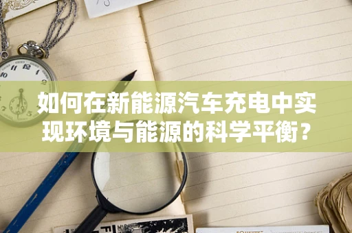 如何在新能源汽车充电中实现环境与能源的科学平衡？
