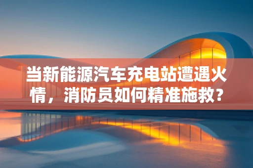 当新能源汽车充电站遭遇火情，消防员如何精准施救？