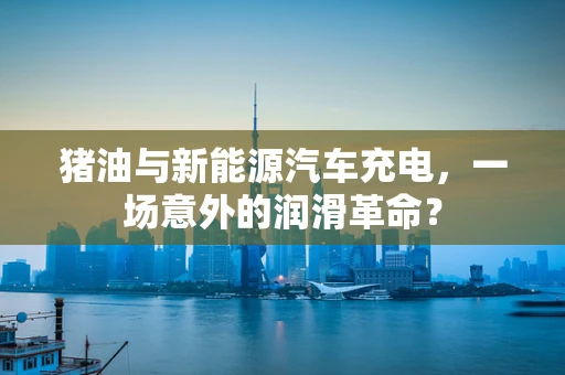 猪油与新能源汽车充电，一场意外的润滑革命？