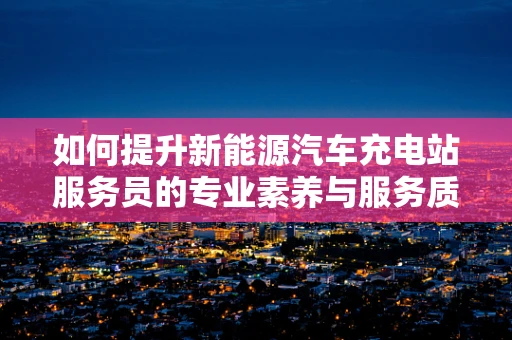 如何提升新能源汽车充电站服务员的专业素养与服务质量？