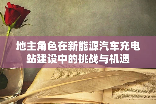 地主角色在新能源汽车充电站建设中的挑战与机遇