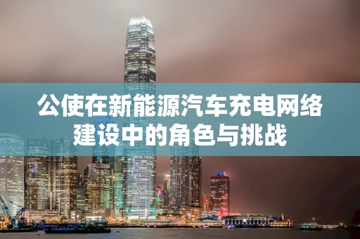 公使在新能源汽车充电网络建设中的角色与挑战