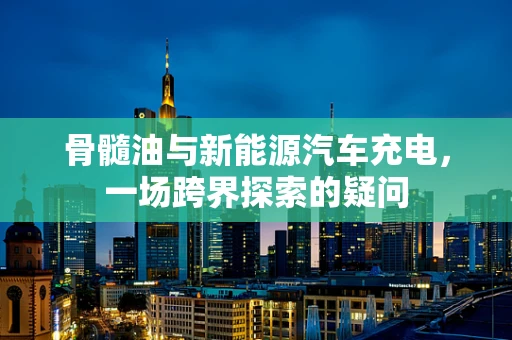 骨髓油与新能源汽车充电，一场跨界探索的疑问