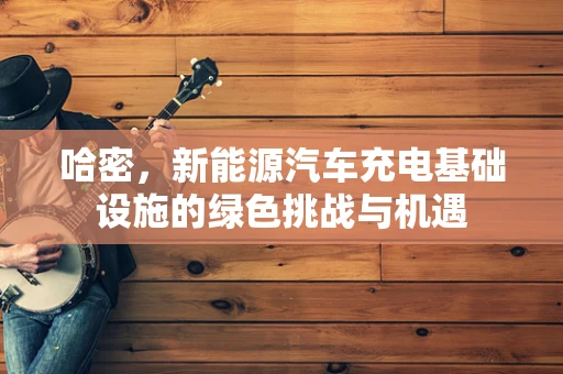 哈密，新能源汽车充电基础设施的绿色挑战与机遇