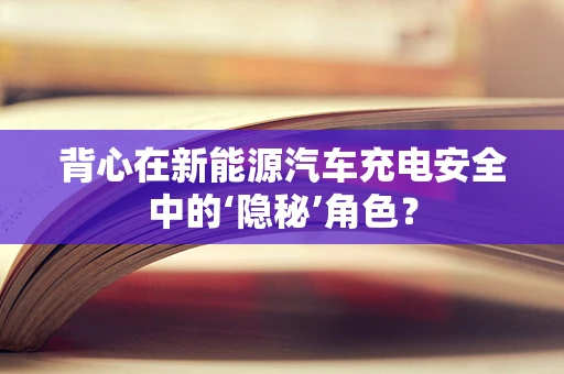 背心在新能源汽车充电安全中的‘隐秘’角色？