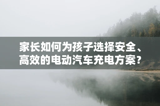 家长如何为孩子选择安全、高效的电动汽车充电方案？