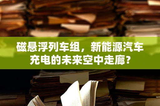 磁悬浮列车组，新能源汽车充电的未来空中走廊？