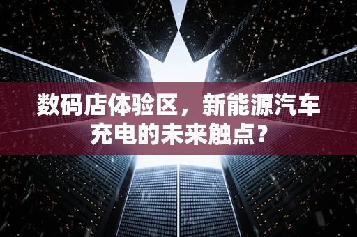 数码店体验区，新能源汽车充电的未来触点？