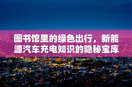 图书馆里的绿色出行，新能源汽车充电知识的隐秘宝库？