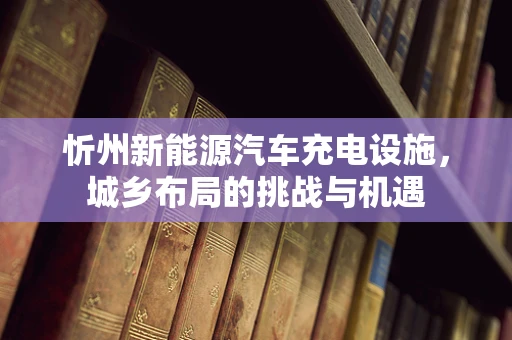 忻州新能源汽车充电设施，城乡布局的挑战与机遇