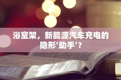 浴室架，新能源汽车充电的隐形‘助手’？