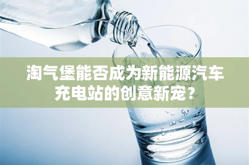 淘气堡能否成为新能源汽车充电站的创意新宠？