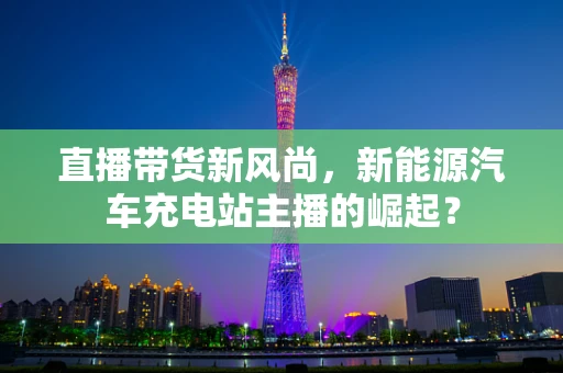 直播带货新风尚，新能源汽车充电站主播的崛起？