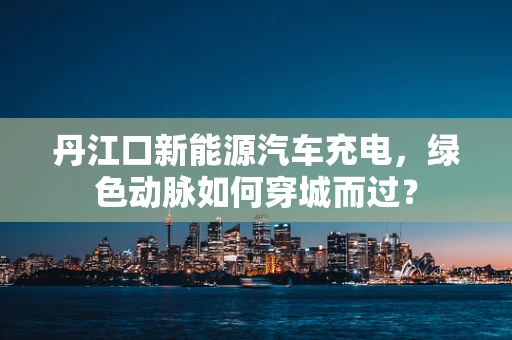丹江口新能源汽车充电，绿色动脉如何穿城而过？